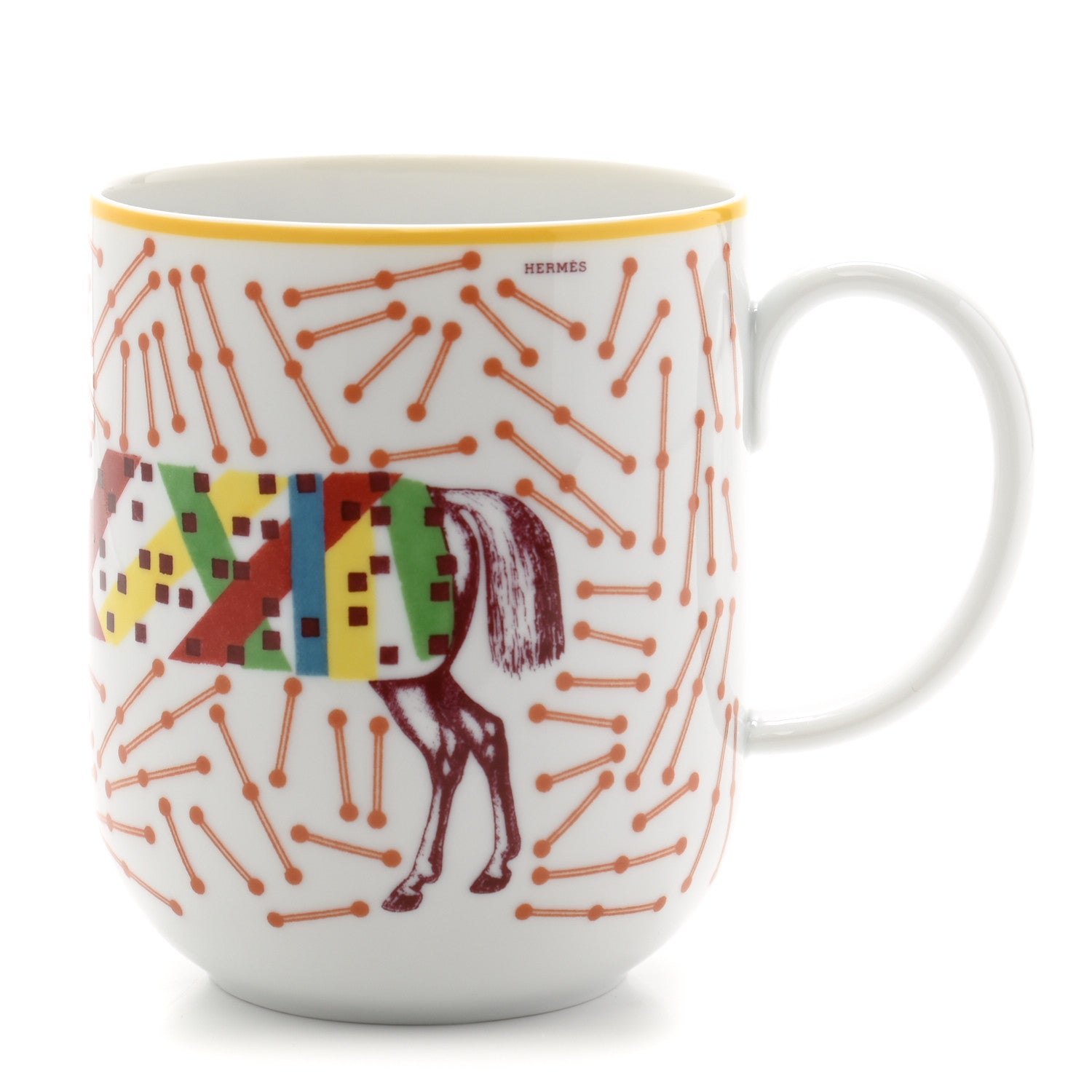 Hermes Porcelain Hippomobile Mug 3 of 8