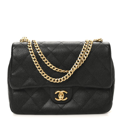 Chanel Caviar Quilted Sweetheart Flap Black 1 of 10