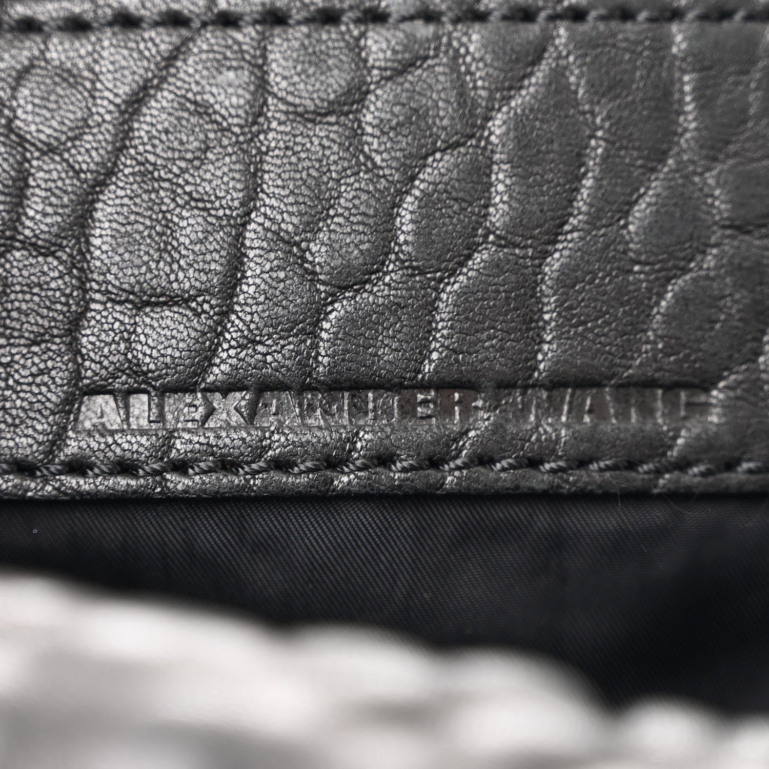 Alexander Wang Pebbled Lambskin Rockie Black Matte Black Hardware 6 of 11