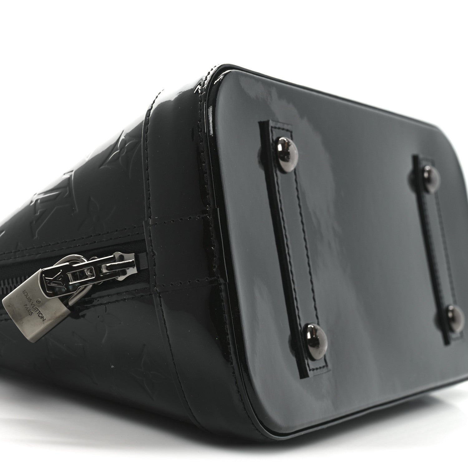 Louis Vuitton Vernis Alma PM Noir Magnetique 7 of 8