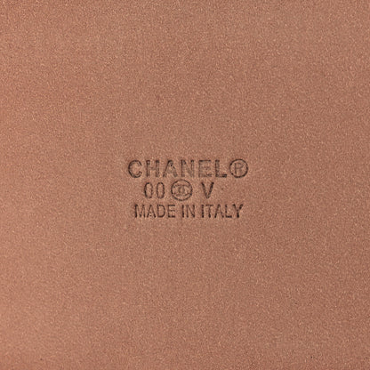 Chanel Lambskin CC Belt 95 38 Dark Brown 6 of 9