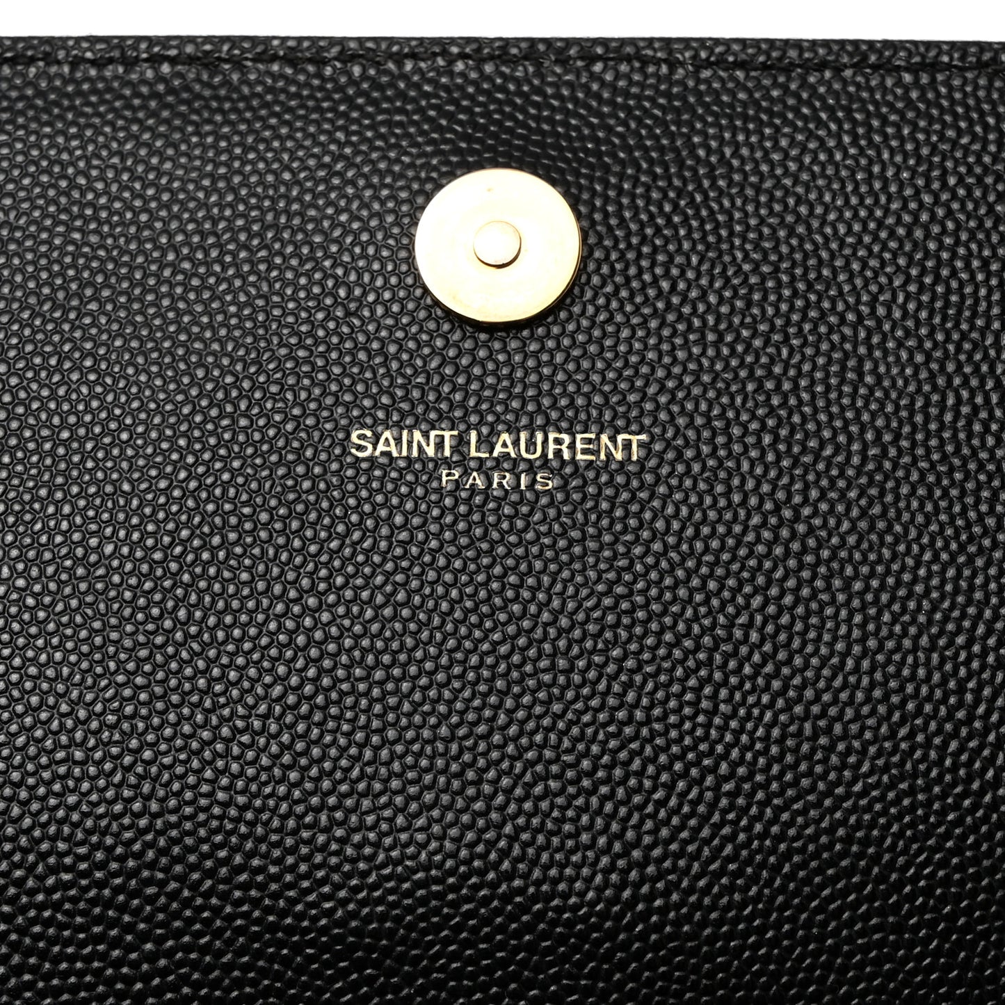 Grain De Poudre Monogram Cassandre Clutch Black