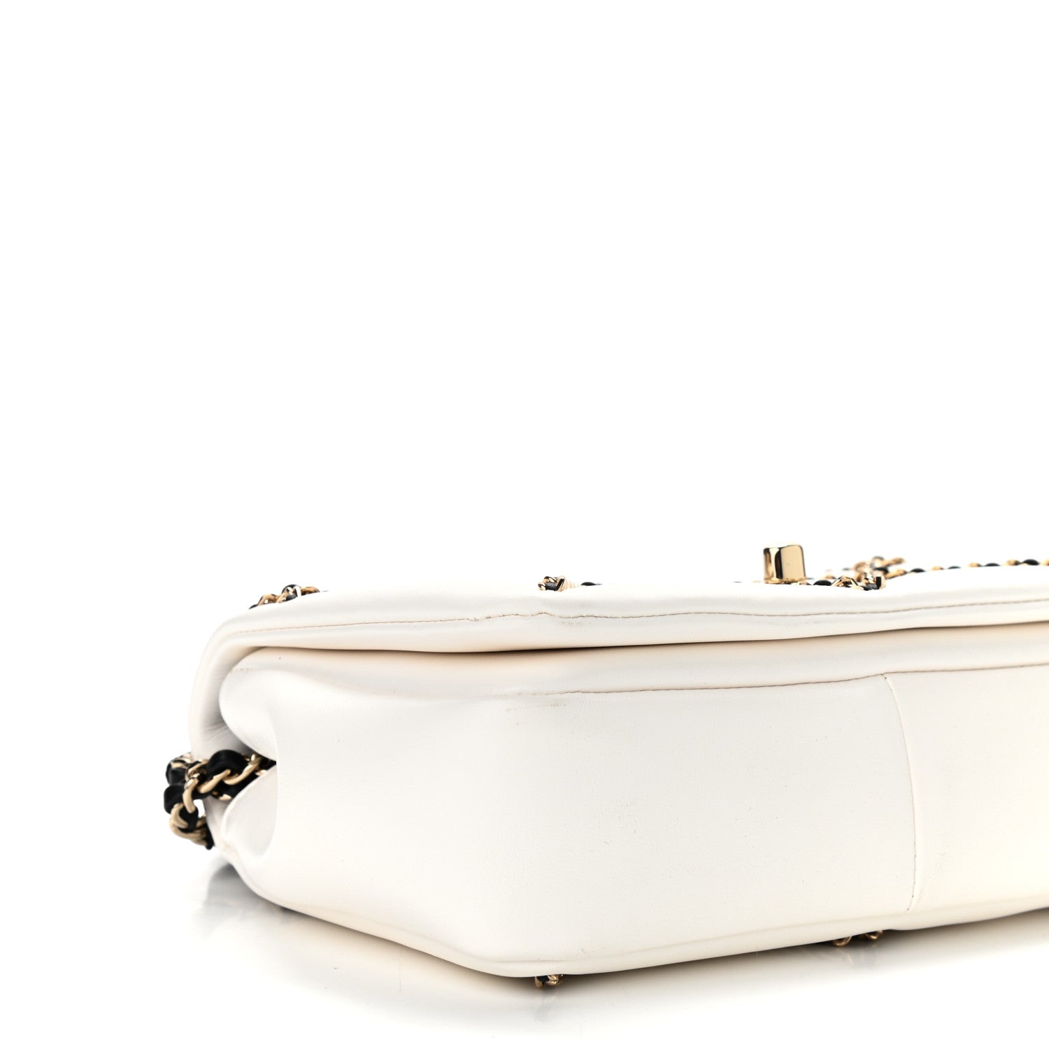 Chanel Lambskin Small Entwined Chain Flap White 8 of 10