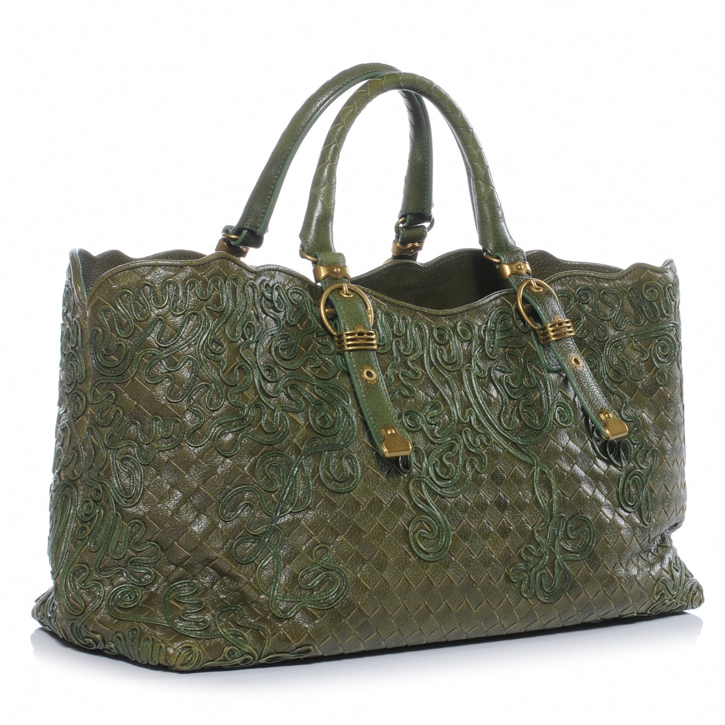 Woven Leather Cornely Tote