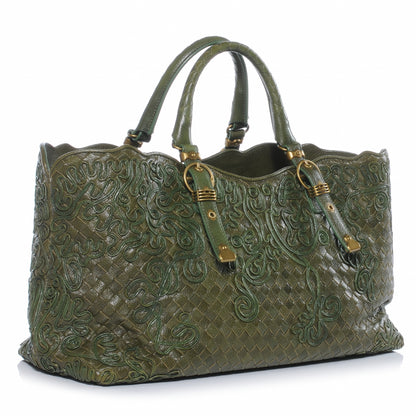 Bottega Veneta Woven Leather Cornely Tote 3 of 8