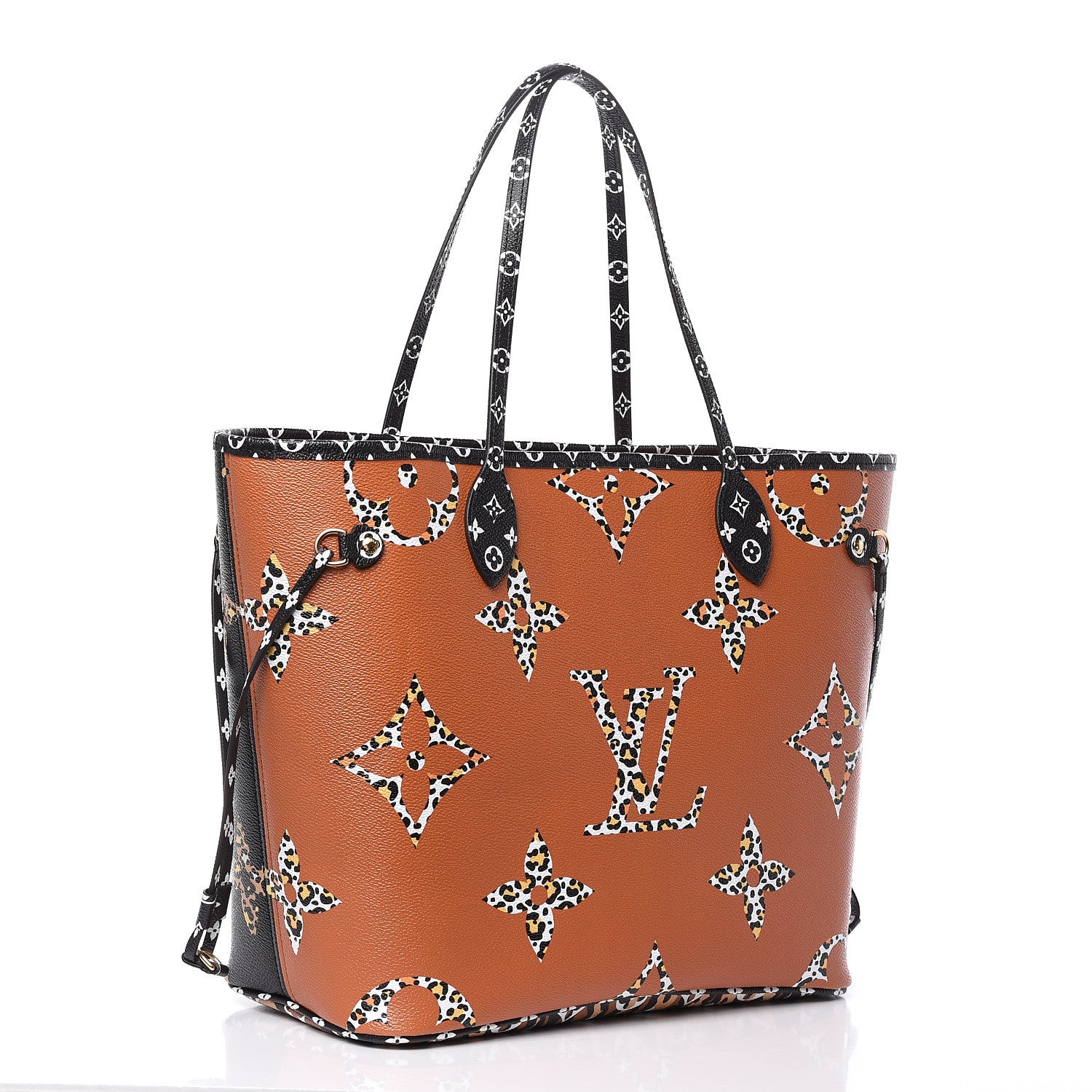 Louis Vuitton Monogram Giant Jungle Neverfull MM Black 3 of 10