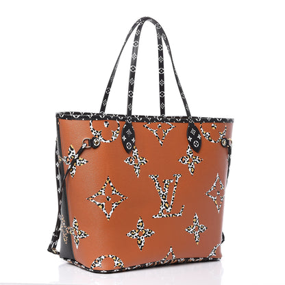 Louis Vuitton Monogram Giant Jungle Neverfull MM Black 3 of 10
