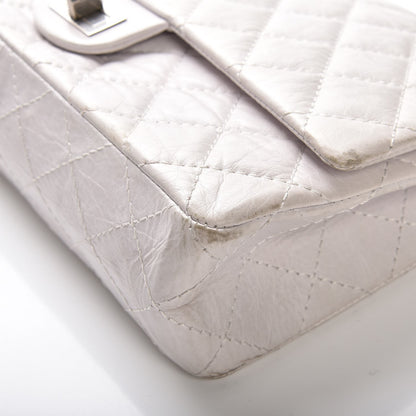Chanel Aged Calfskin Quilted 50th Anniversary 2.55 Reissue Flap 226 White 11 of 11