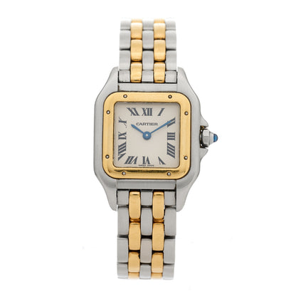 Cartier Stainless Steel 18K Yellow Gold 22mm Panthere Quartz Watch 1 of 4
