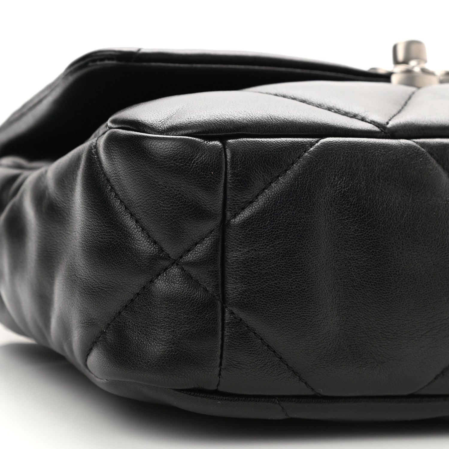 Chanel Lambskin Quilted Medium Chanel 19 Flap Black 9 of 10