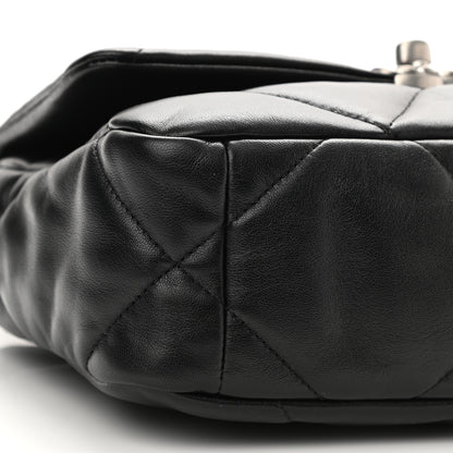 Chanel Lambskin Quilted Medium Chanel 19 Flap Black 9 of 10