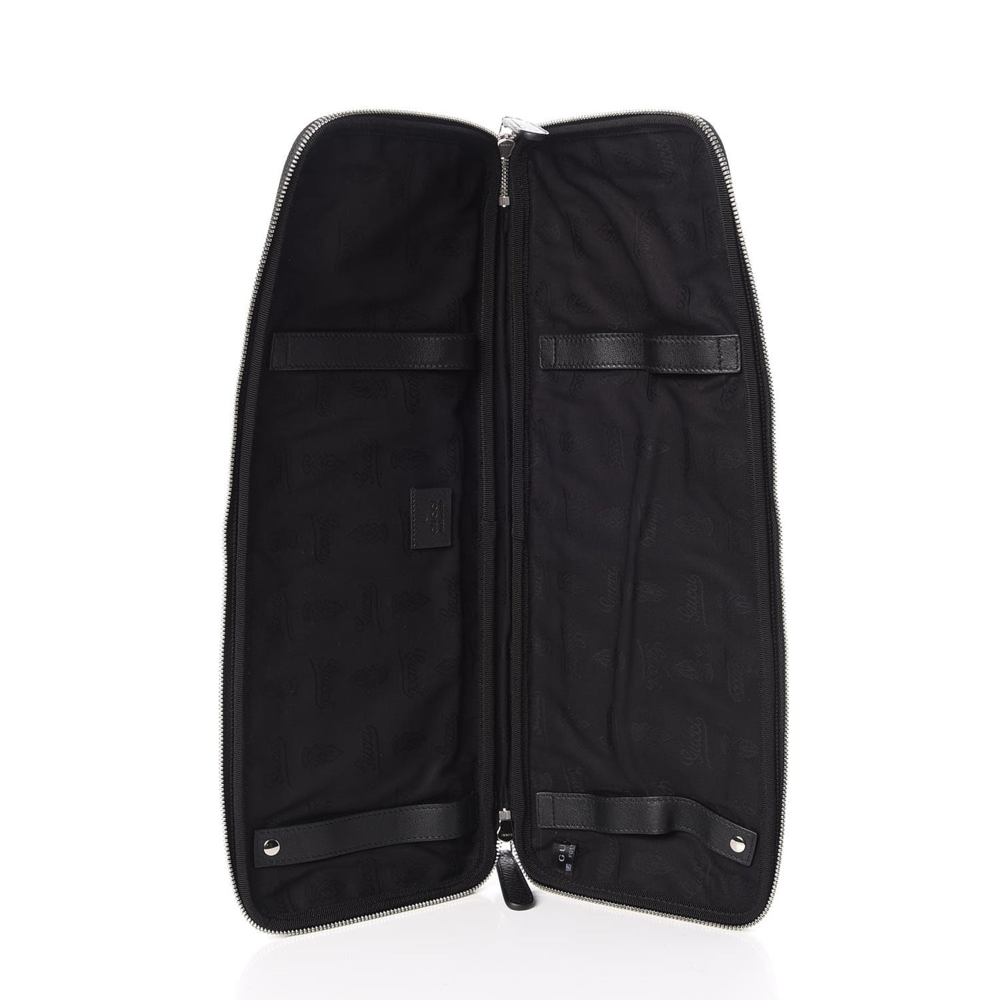 Pebbled Calfskin Tie Holder Black