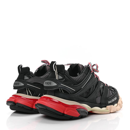 Balenciaga Mesh Nylon Womens Track Sneakers 38 Black Gris 4 of 6