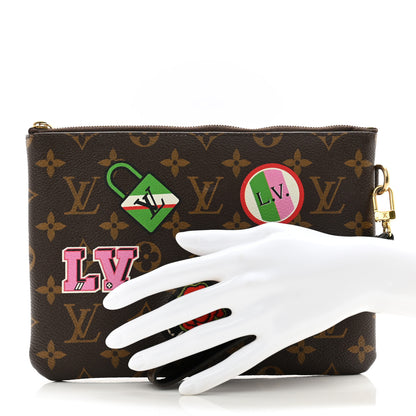 Louis Vuitton Monogram Travel Stickers City Pouch 2 of 9