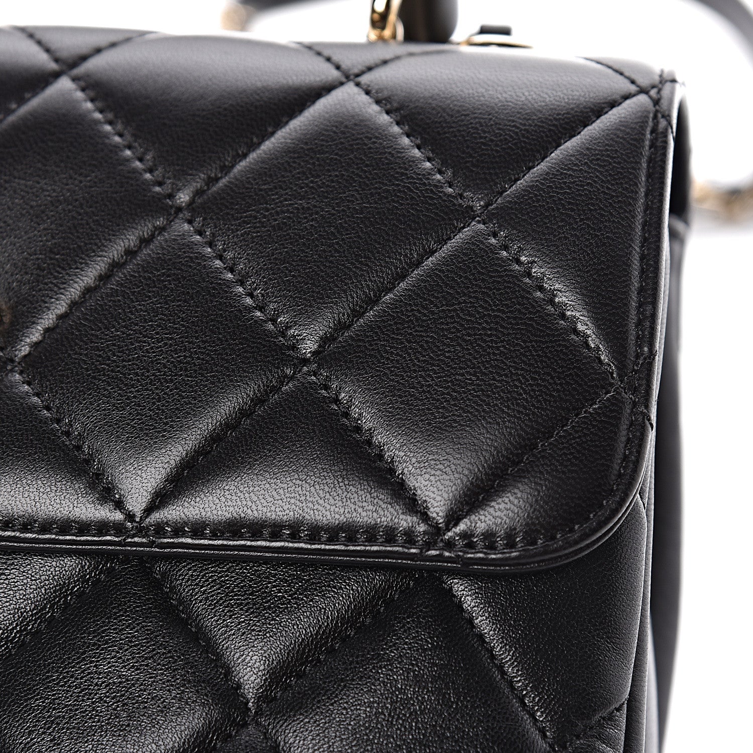 Chanel Lambskin Quilted Small Trendy CC Dual Handle Flap Bag Black 11 of 15