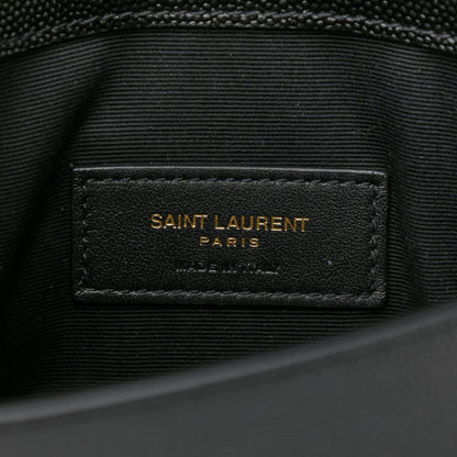 Saint Laurent Grain De Poudre Uptown Pouch Black 6 of 7