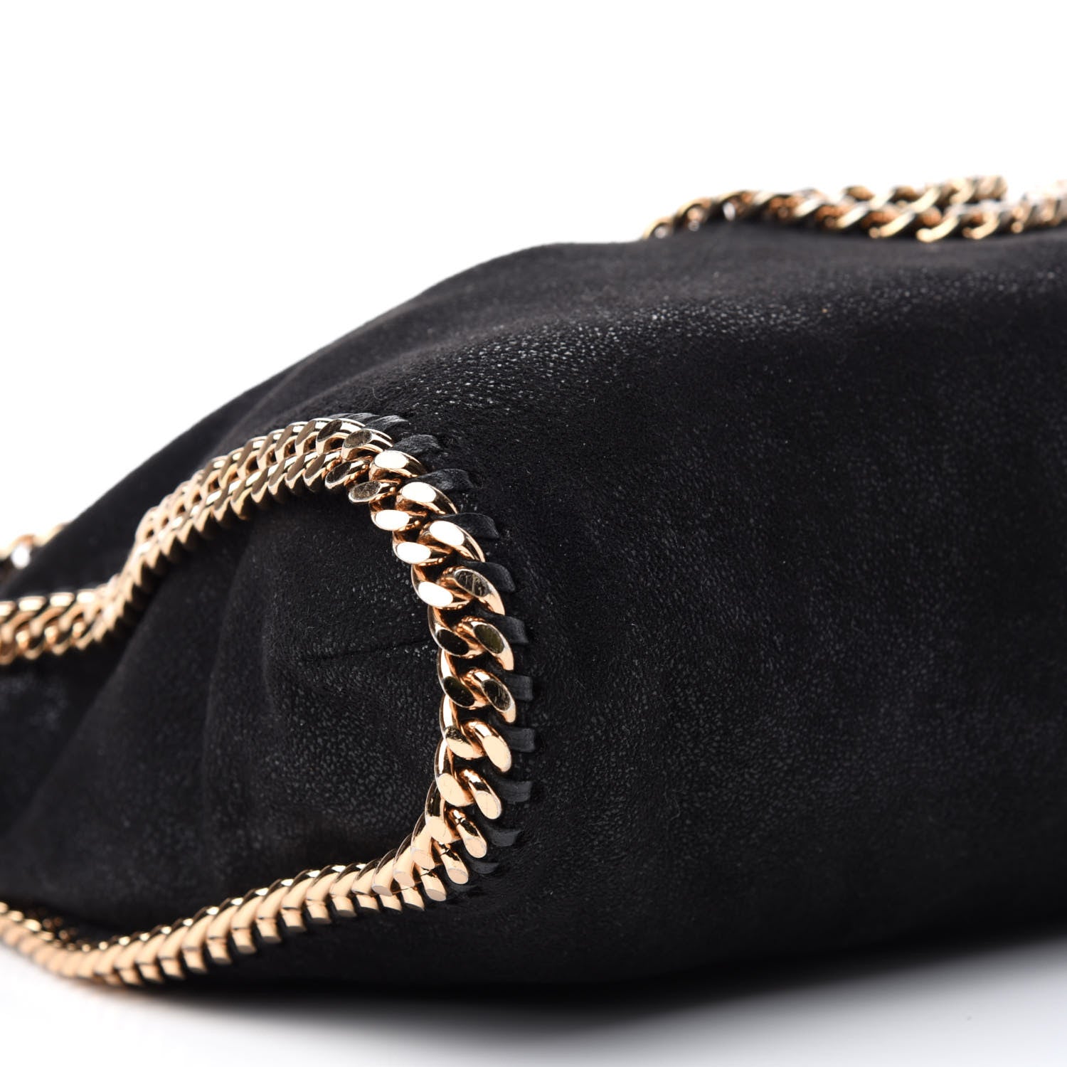 Stella McCartney Shaggy Deer Falabella Fold Over Tote Black 7 of 11
