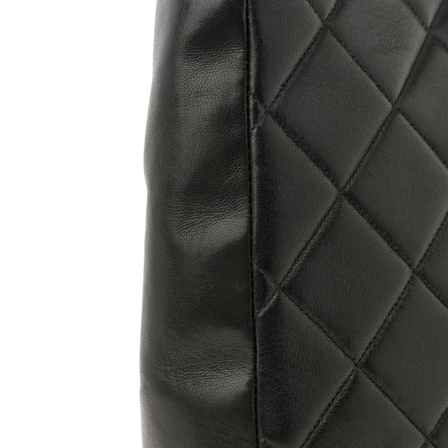 Chanel Lambskin Quilted Double Pocket Shoulder Bag Black 14 of 14