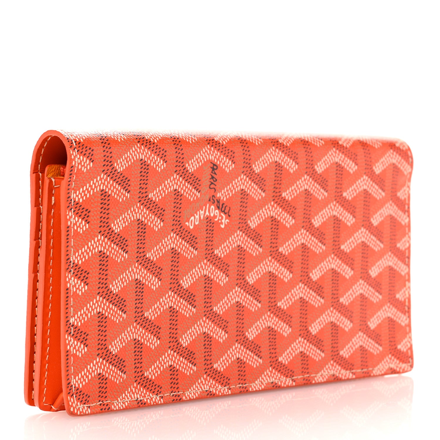 Goyard Goyardine Richelieu Wallet Orange 3 of 7