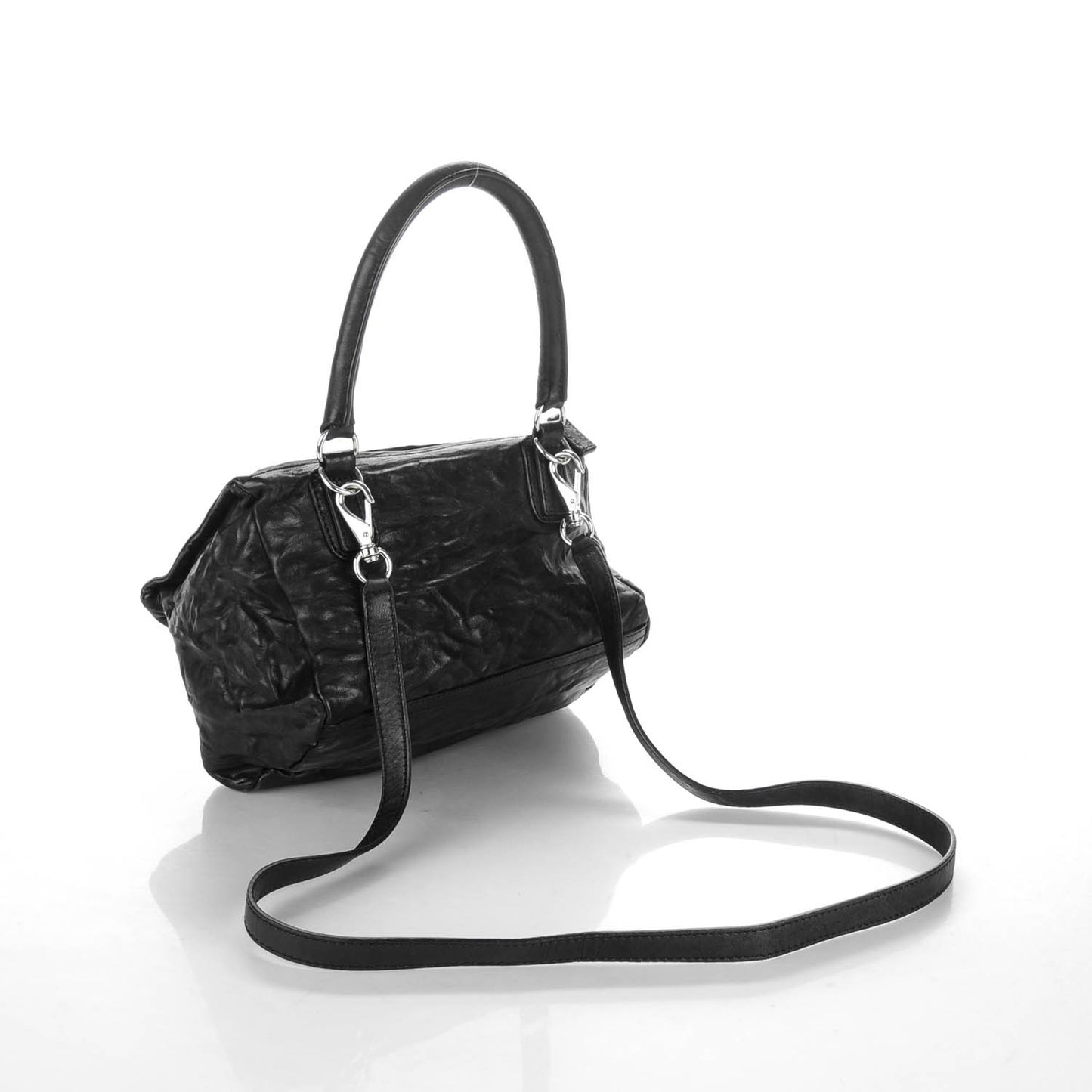 Tumbled Sheepskin Small Pandora Black