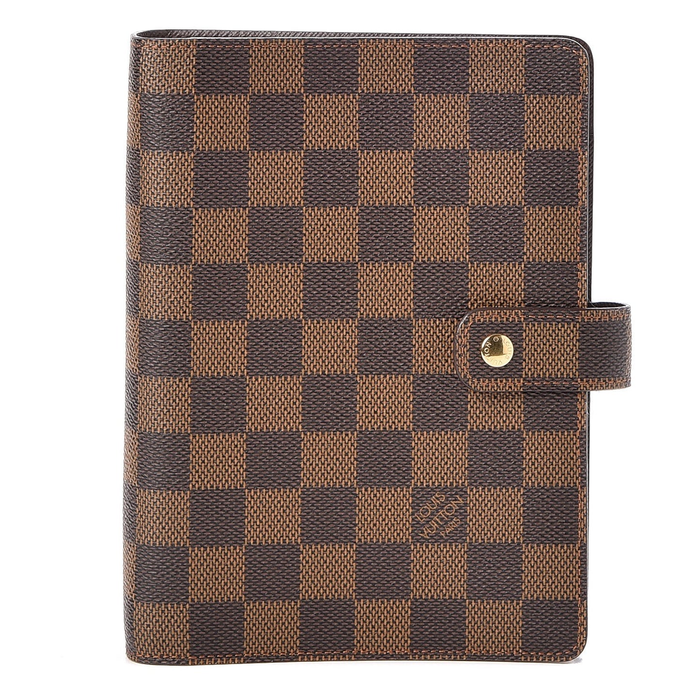 Damier Ebene Medium Ring Agenda Cover