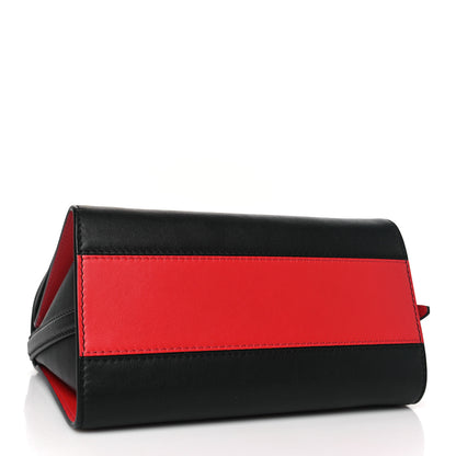 Alexander McQueen ALEXANDER MCQUEEN Calfskin The Small Story Bag Black Red 4 of 9