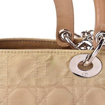 Christian Dior Nylon Cannage Medium Lady Dior Beige 14 of 14