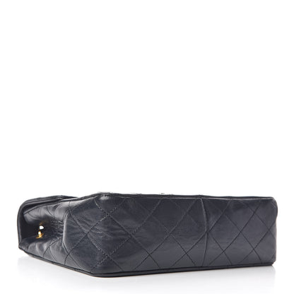 Chanel Lambskin Quilted Mini Square Flap Bag Navy 8 of 30