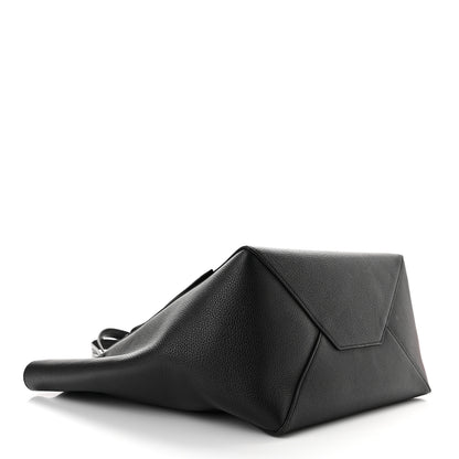 Celine Soft Grained Calfskin Small Belt Cabas Phantom Black 4 of 10