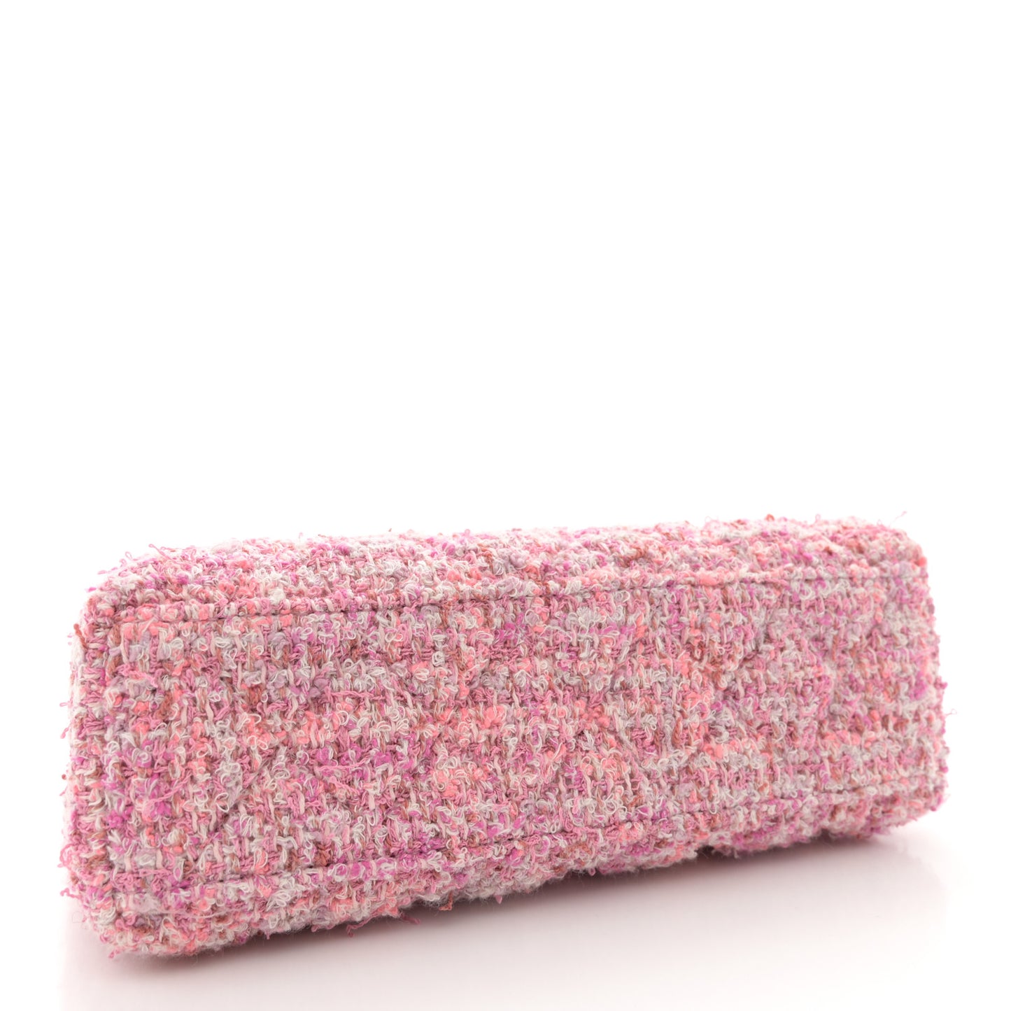 Tweed Quilted Nano Kelly Shopper Pink