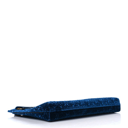 Loewe Velvet Repeat T Pouch Blue 4 of 8