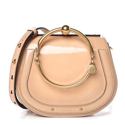 Chloe Patent Suede Small Nile Bracelet Bag Blush Nude 1 of 9