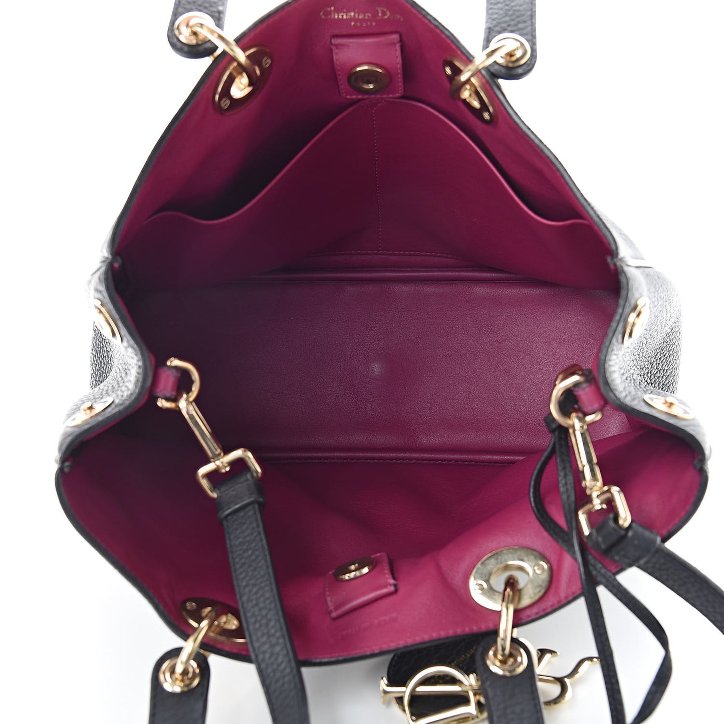 Bullcalf Medium Diorissimo Tote Black Rose Indien