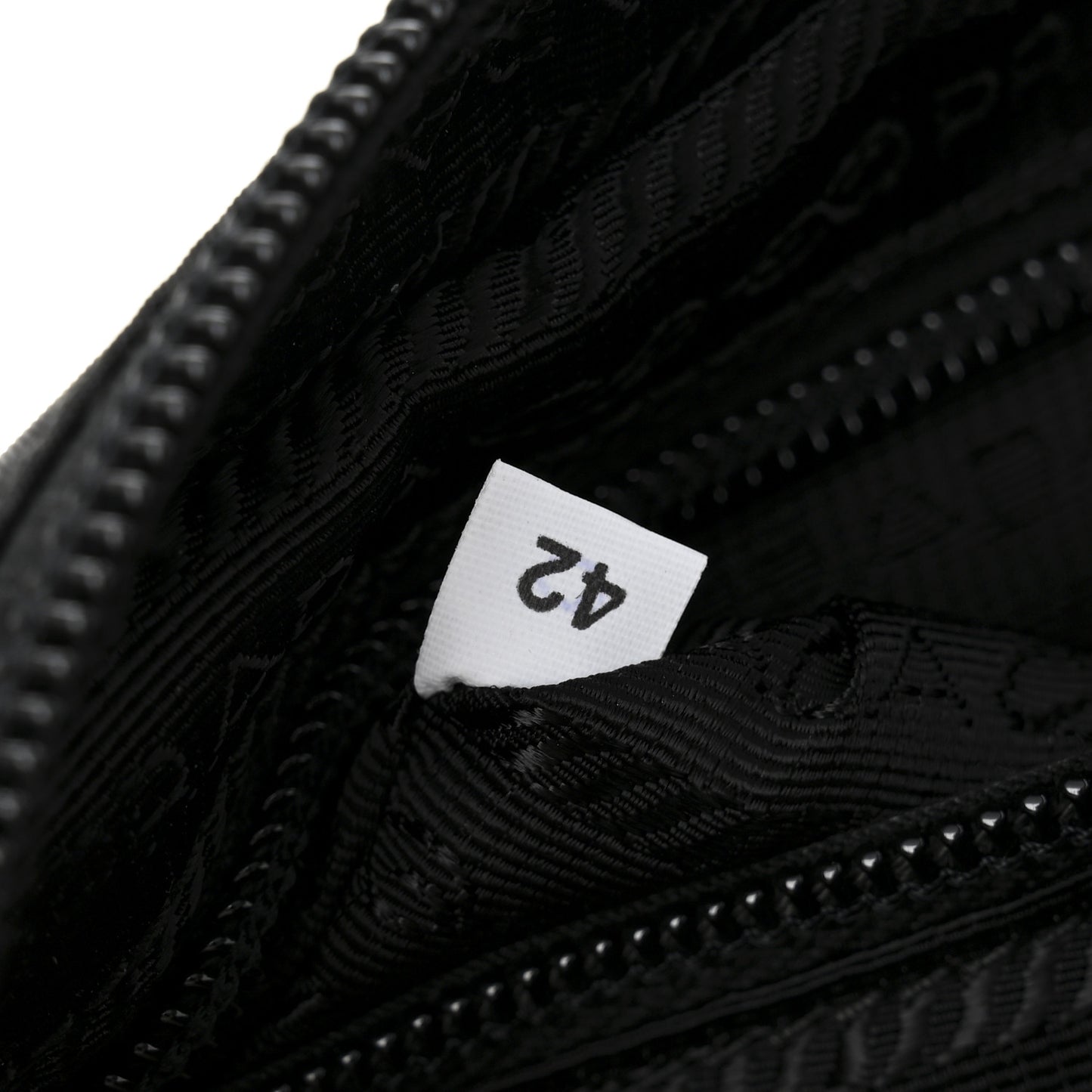 Re-Nylon Vela Saffiano Wristlet Black