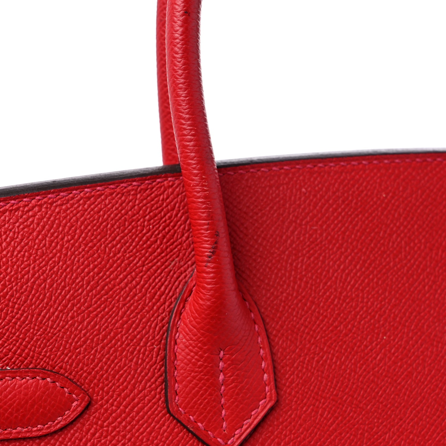 Hermes Epsom Birkin 30 Rouge Casaque 15 of 18