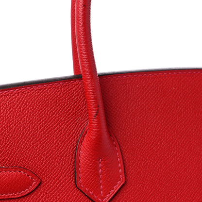 Hermes Epsom Birkin 30 Rouge Casaque 15 of 18