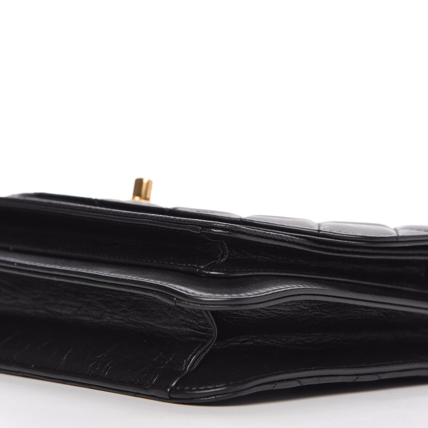 Chanel Calfskin Caviar Quilted Chain Handle Flap Black 7 of 10