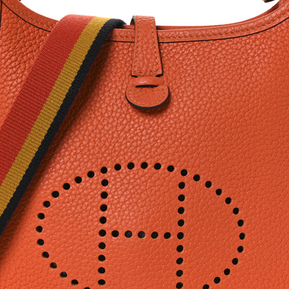 Hermes Taurillon Clemence Amazone Evelyne TPM Feu 8 of 12