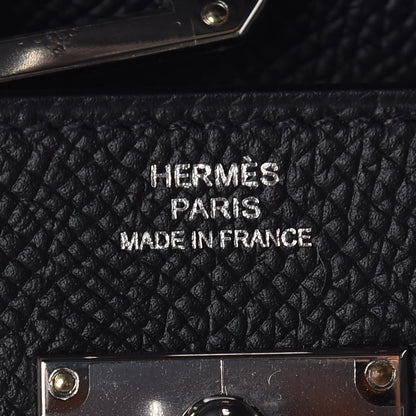 Hermes Epsom Kelly Longue Wallet Black 8 of 10