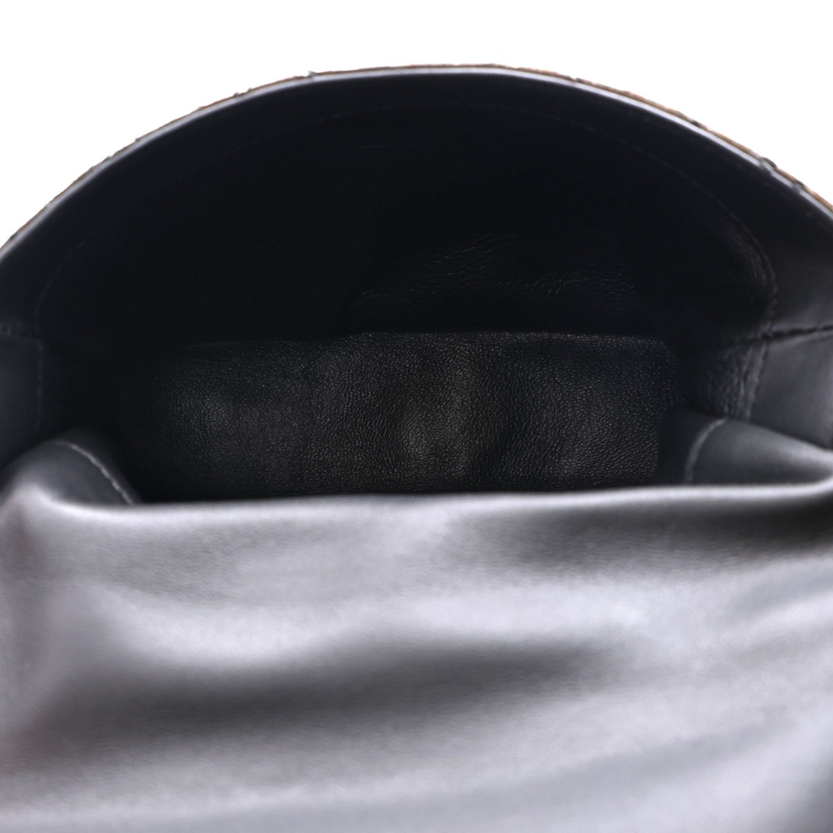 Metallic Snakeskin Natalia Shoulder Bag Silver