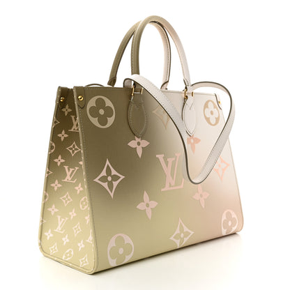 Louis Vuitton Monogram Giant Spring In The City OnTheGo MM Sunset Kaki 3 of 11