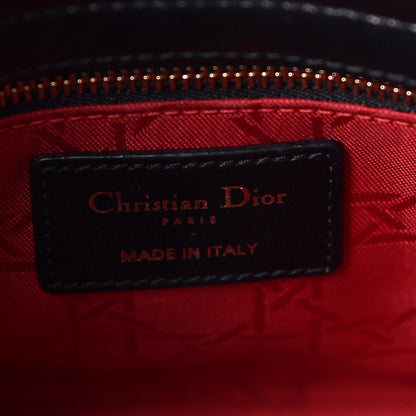 Christian Dior Lambskin Cannage Small My ABCDior Lady Dior Black 8 of 8