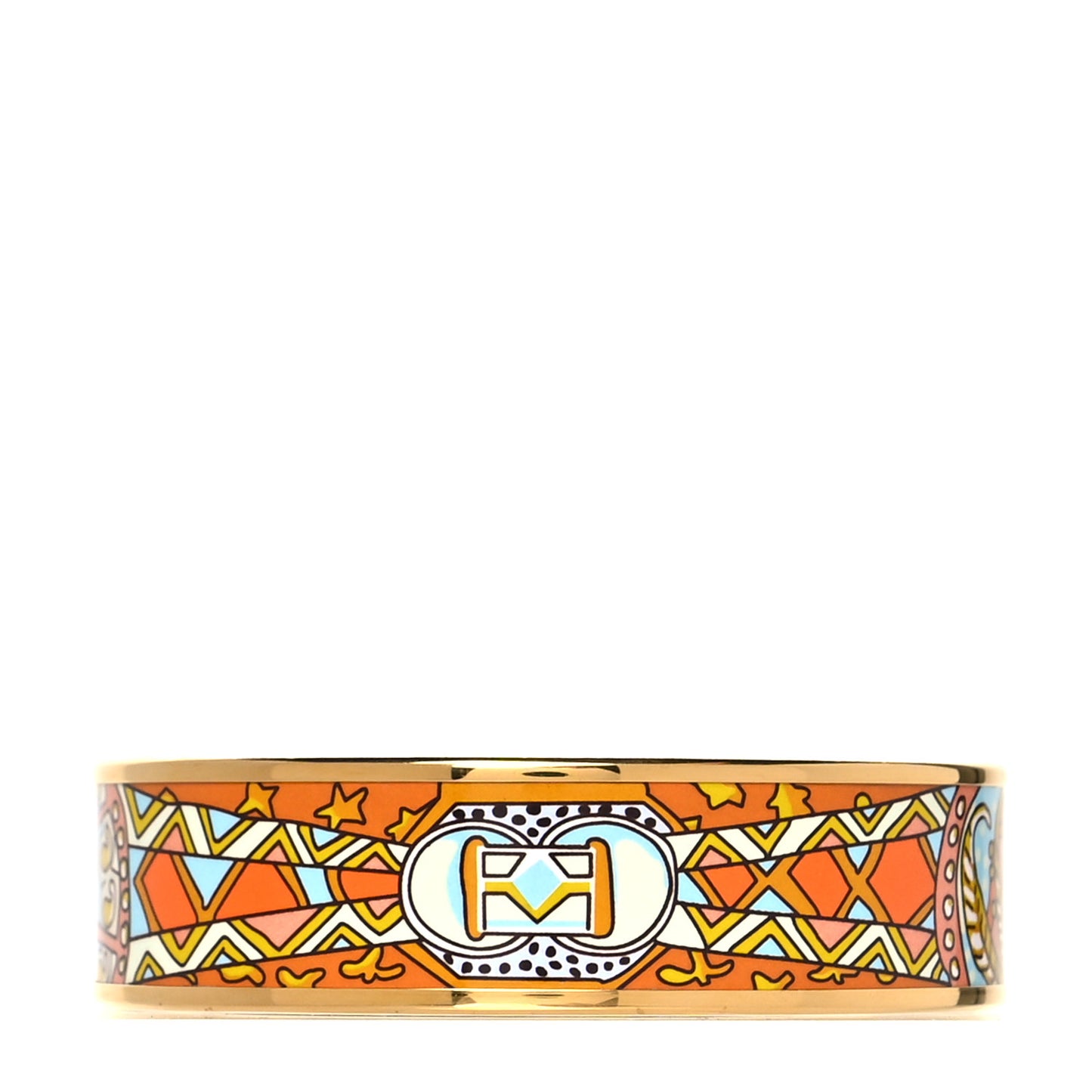 Enamel Printed Wide Bracelet 65