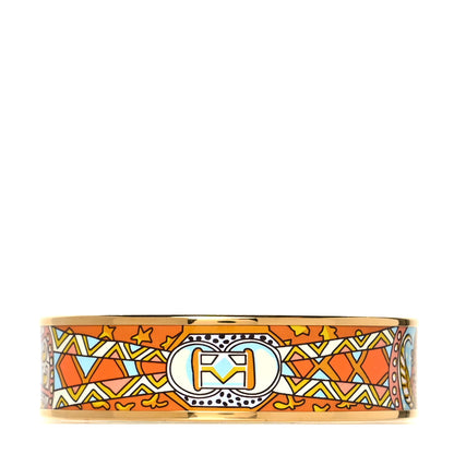 Hermes Enamel Printed Wide Bracelet 65 1 of 5