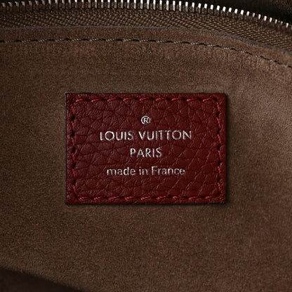 Louis Vuitton Veau Cachemire Soft Lockit MM Griotte 6 of 13
