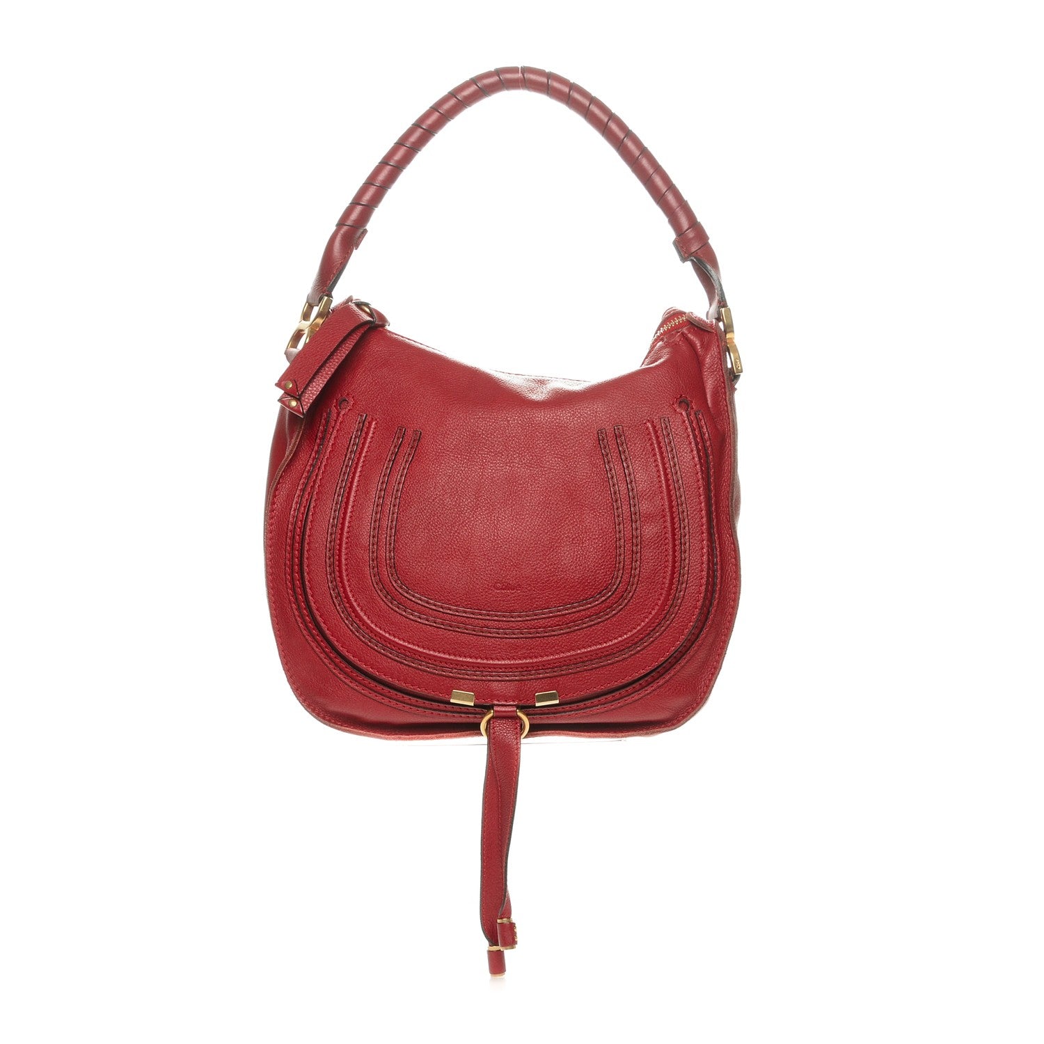 Chloe Calfskin Medium Marcie Hobo Garnet 1 of 7