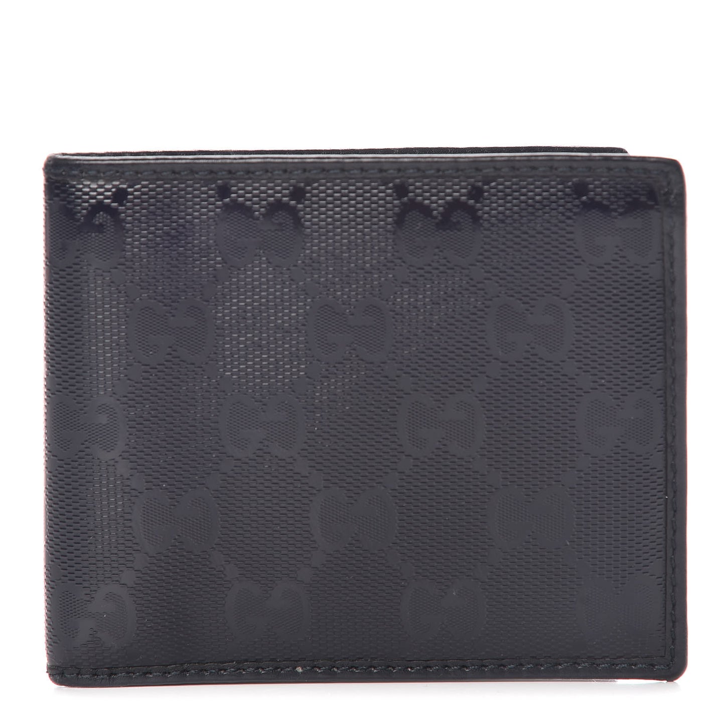 Imprime Monogram Bi-Fold Wallet Navy