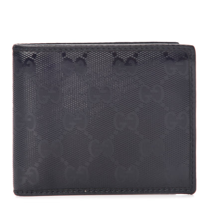 Gucci Imprime Monogram Bi-Fold Wallet Navy 1 of 12