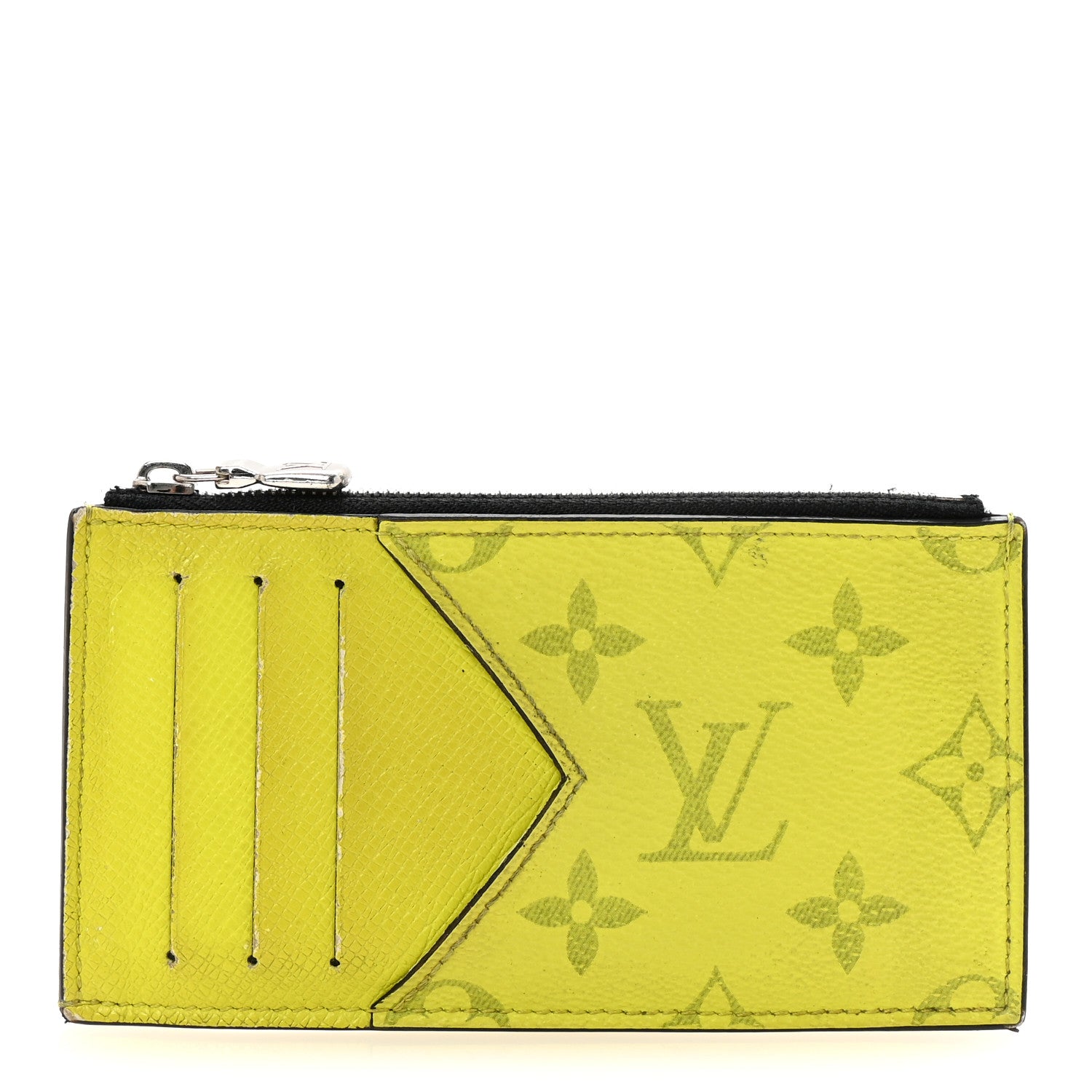 Louis Vuitton Taigarama Coin Card Holder Yellow 1 of 7