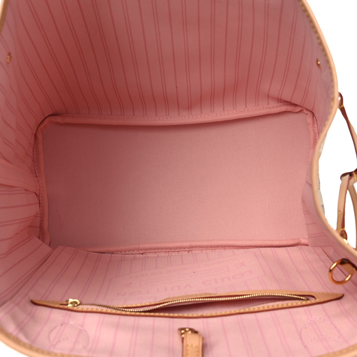 Damier Azur Neo Neverfull MM Rose Ballerine